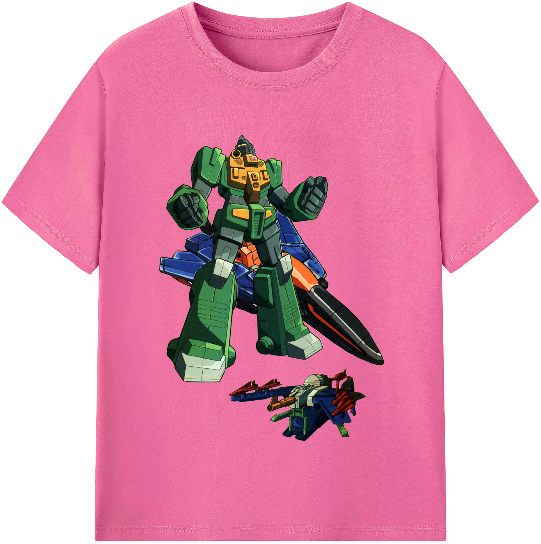 （画像用）  レディースカジュアルプリントTシャツ（綿100％）